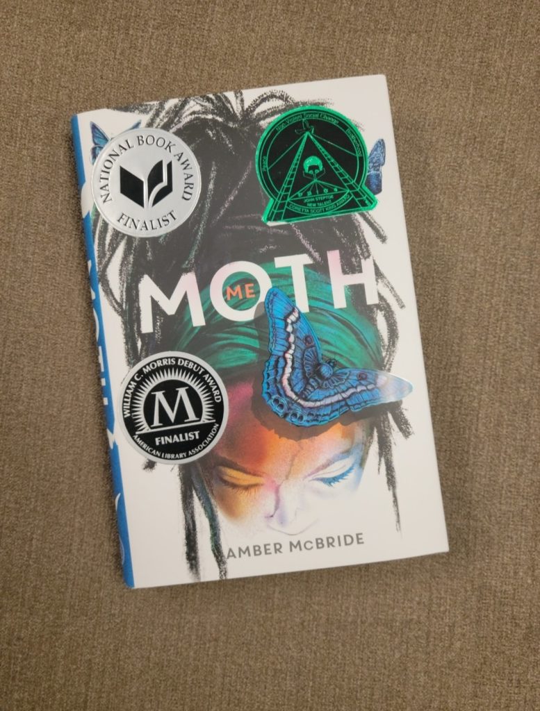The book Me (Moth) by Amber McBride